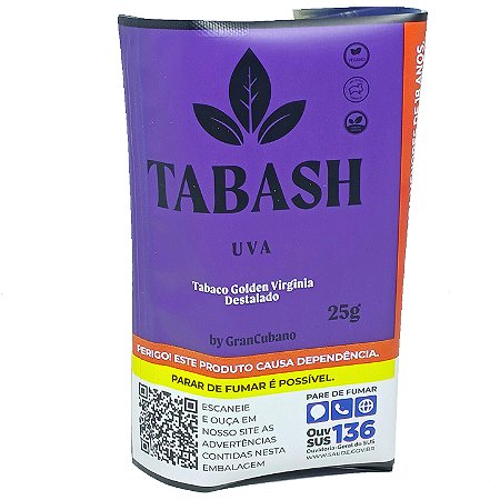 Tabaco Tabash Uva - Unidade