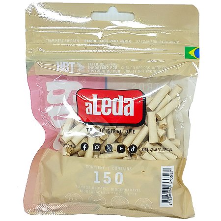 Filtro aLeda Slim Longo Bio 6 x 22 mm - Unidade
