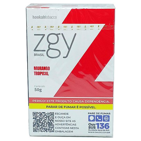 Essência Ziggy Sabor Morango Tropical 50g - Unidade