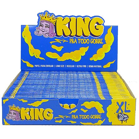 Seda King Paper Tradicional Long Size - Display 25 Un