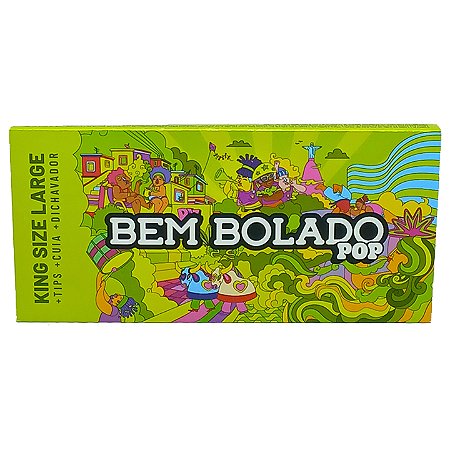 Seda Bem Bolado Large + Piteira + Cuia + Dichavador King Size - Unidade