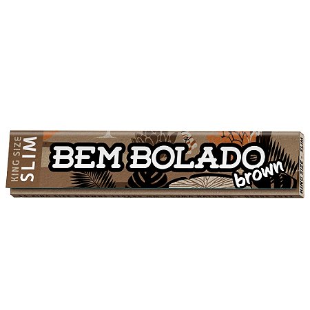 Seda Bem Bolado Brown Slim King Size - Unidade