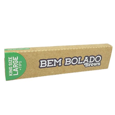 Seda Bem Bolado Brown Large + Piteira King Size - Unidade