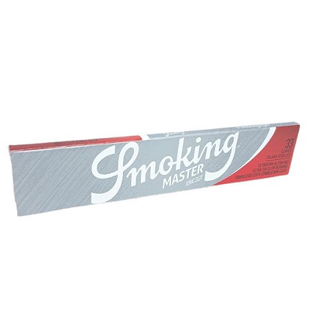 Seda Smoking Prata Master King Size - Unidade