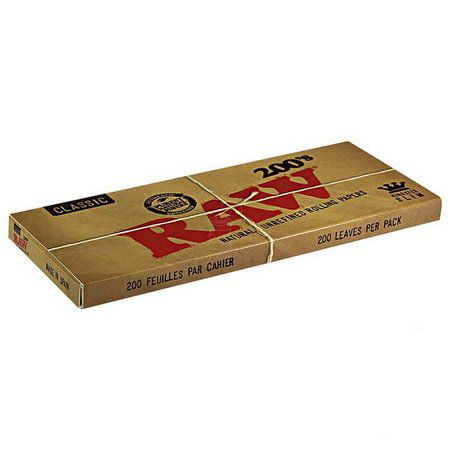 Seda Raw Box 200 Folhas - Unidade