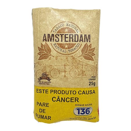 Tabaco Amsterdam 25g - Unidade