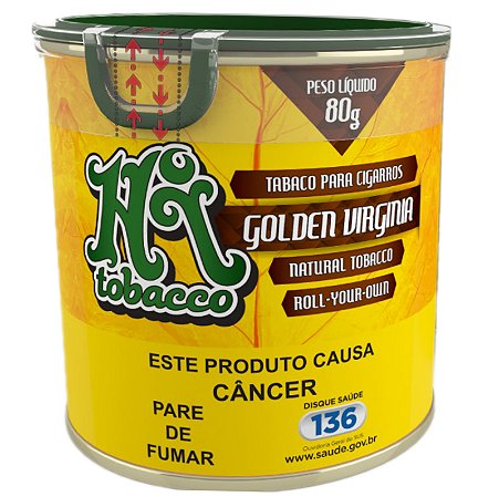 Tabaco Hi Tobacco Golden Virginia Lata 80g - Unidade