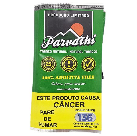 Tabaco Parvathi 25g - Unidade