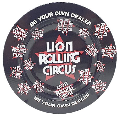 Cinzeiro Lion Rolling Circus Metal Redondo - Unidade