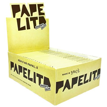 Seda Papelito Brown Slim King Size - Display 50 un