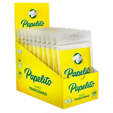 Filtro Papelito Tradicional 6 x 15mm - Display 10 un