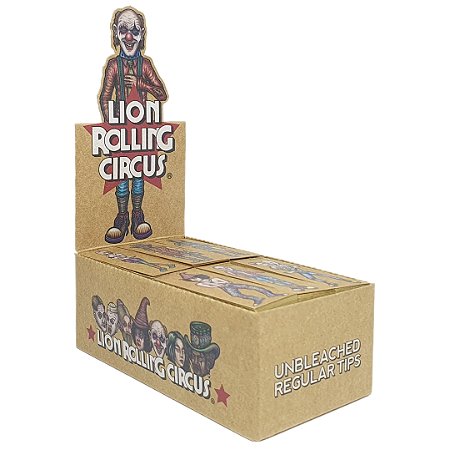 Piteira Lion Rolling Circus Regular Unbleached - Display 24 un