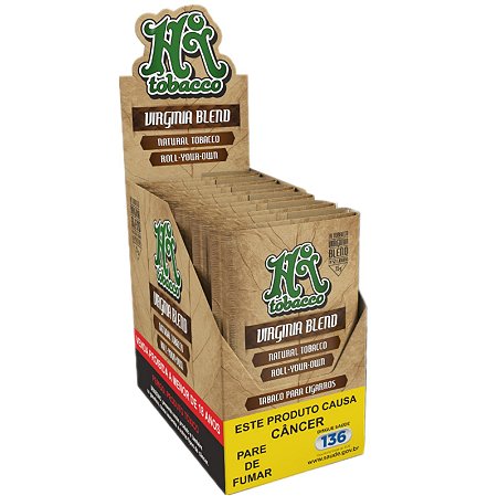 Tabaco Orgânico Hi Tobacco Virginia Blend 35g - Display 6 un