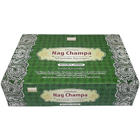 Incenso Nag Champa Darshan Massala (Natural Herbs) - Display 25 un