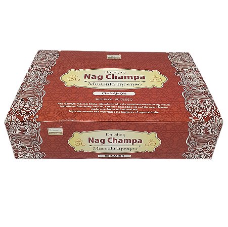 Incenso Nag Champa Darshan Massala (Cinnamon) - Display 25 un