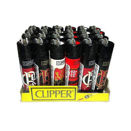 Isqueiro Clipper Flamengo Grande - Display