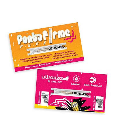 Piteira de Vidro Ponta Firme Pure Achatada (50 x 6 mm) - Unidade