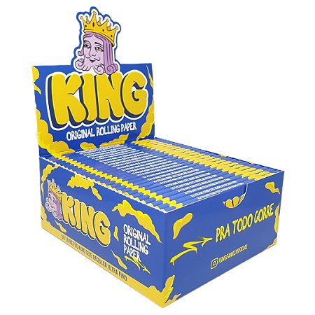 Seda King Paper Tradicional King Size - Display 50 un