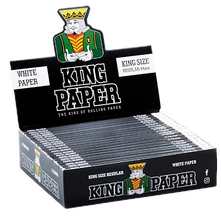 Seda King Paper Tradicional King Size - Display 20 un