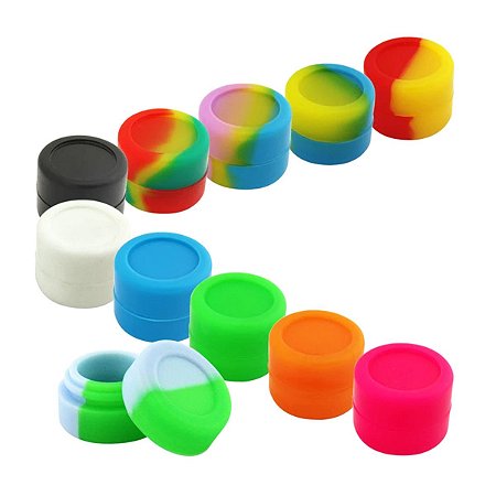 Kit 10 Container Silicone Mini 2ml - Display 10 un