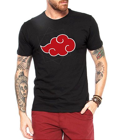 Camiseta Naruto Akatsuki - Nuvem Naruto - Anime - Mangá