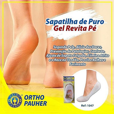 SAPATILHA DE PURO GEL REVITA PE TOTAL COMFORT M ORTHO PAUHER