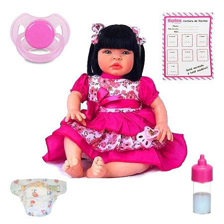 Reborn Boneca Menina Realista Que Parece Bebe De Verdade