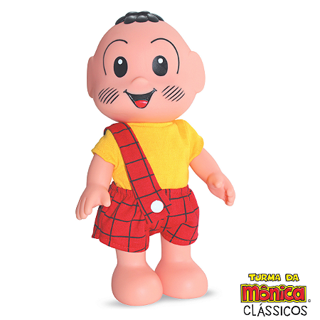 Boneca Cascão Turma da Mônica Clássicos Infantil