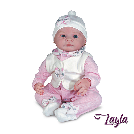 Boneca Layla Doll Realist Bebê Realista Infantil