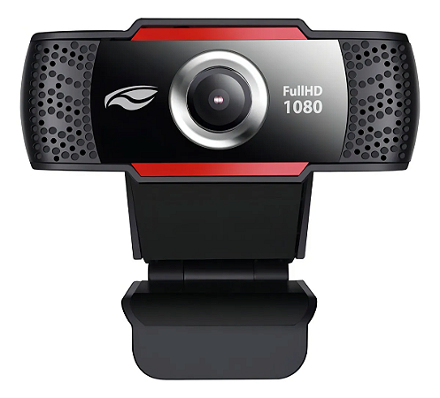 Webcam C3Tech WB-100BK Full HD 1080p 30FPS Microfone USB