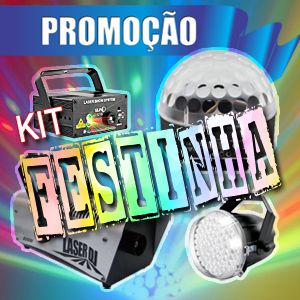Kit de Iluminação Festinha (Aluguel 24h)
