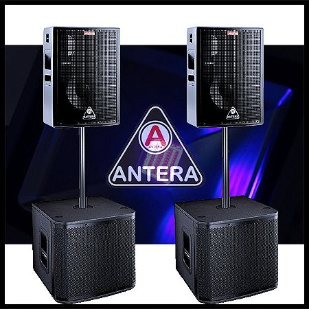 Locação Som Profissional com Subwoofers (Aluguel 24h)