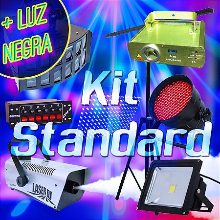 (PROMOÇÃO) Kit Standard + Luz Negra (Grátis) [Aluguel 24h]