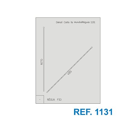 Régua de Marcação de Viés Danuzi Costa