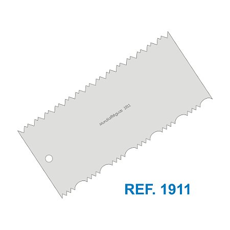 Régua de Decoração e Acabamento de Bolos 11