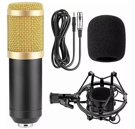Microfone Estúdio Condensador Bm-800 Profissional