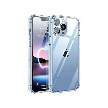 Capa Transparente Clear Resistência Híbrida Para iPhone 13 Pro Max