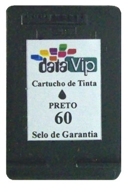 CARTUCHO DE TINTA COMPATÍVEL COM HP 60XL 60 PRETO CC641WB | C4680 C4780 D1660 F4280 F4580 F4480 14ML Datavip