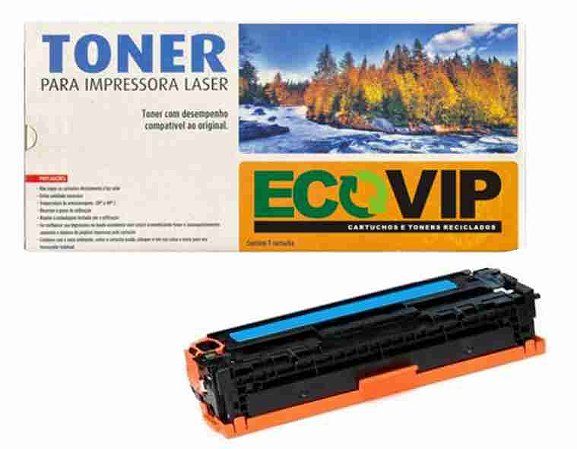 Toner Hp Ce 321/128a Ciano Compatível Ecovip