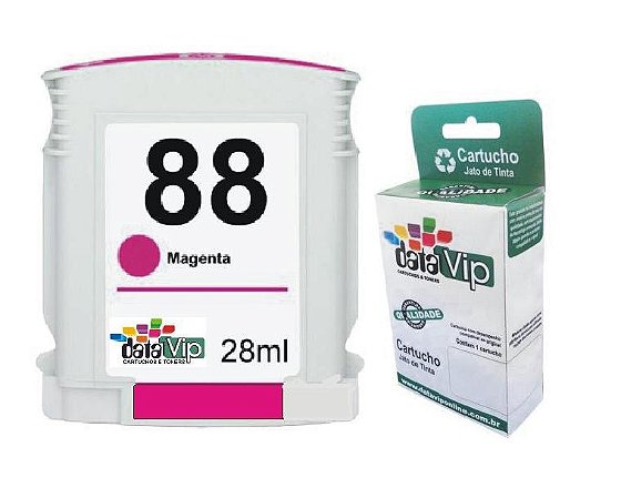 Cartucho Hp 88 Magenta Compatível Datavip