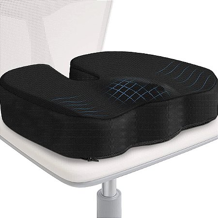 Almofada Assento Nasa Corretor De Postura Ergonômico Travesseiro Ortopédico Sofá Cadeira
