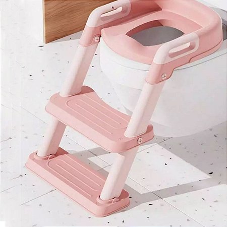 Assento Redutor Troninho Infantil Com Escada Vaso Sanitário