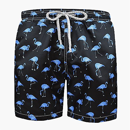 SHORT MYR SWIN CURTO FLAMINGO AZUL