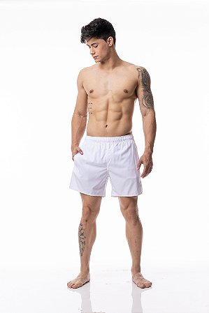 SHORT MYR ELASTANO BRANCO