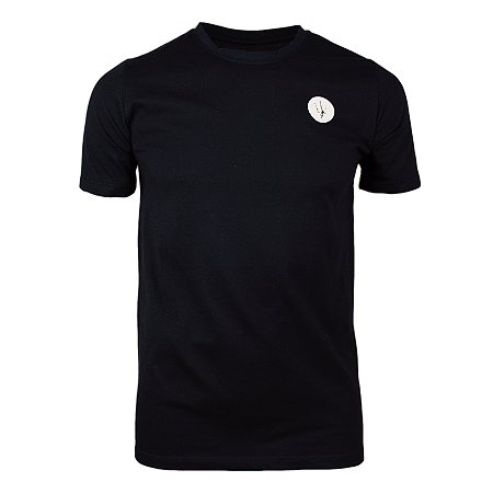 CAMISETA MYR COT. PRETO EST. QUADRO