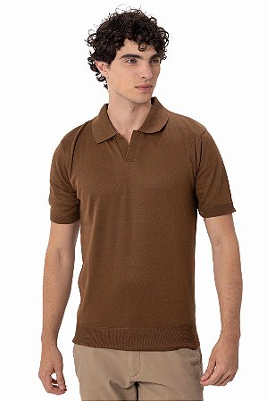 POLO TRICOT MYR ITALY CAQUI