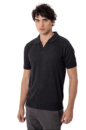 POLO TRICOT MYR ITALY GRAFITE