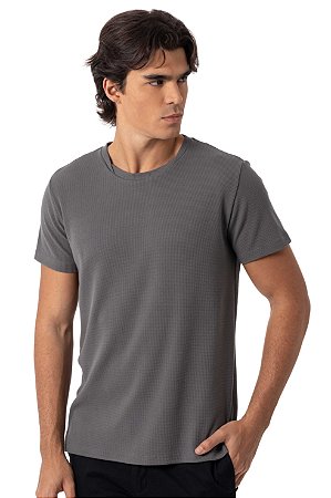 CAMISETA GRID MYR GRIGIO