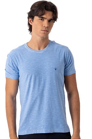 CAMISETA MYR FLAMÊ ESTONADA AZUL CELESTIAL