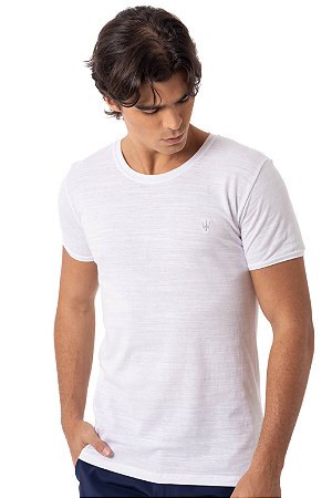 CAMISETA MYR FLAMÊ ESTONADA BRANCA